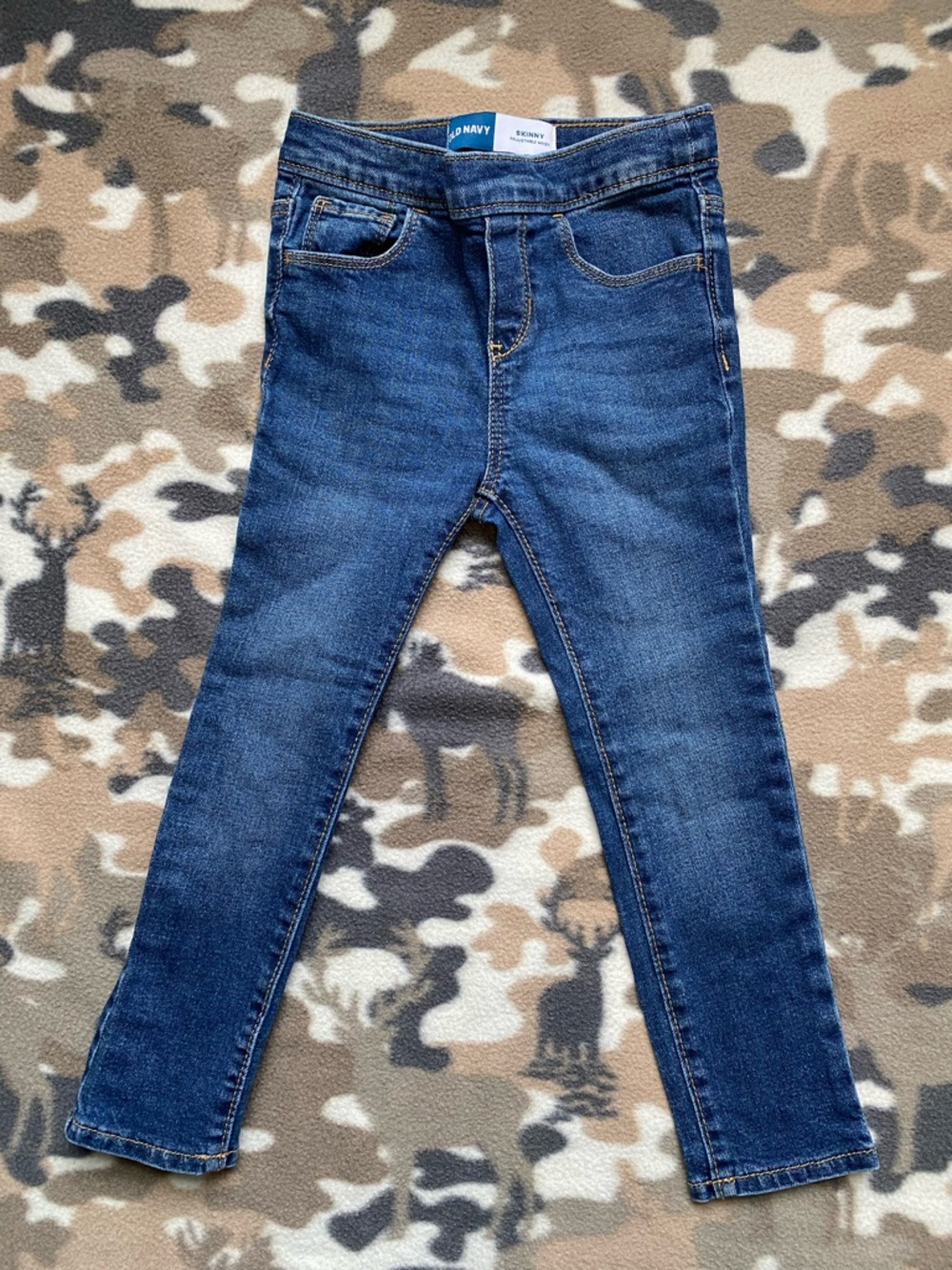 Old Navy Kids Skinny Pull-On Denim Jeans Dark Wash Size 4T.